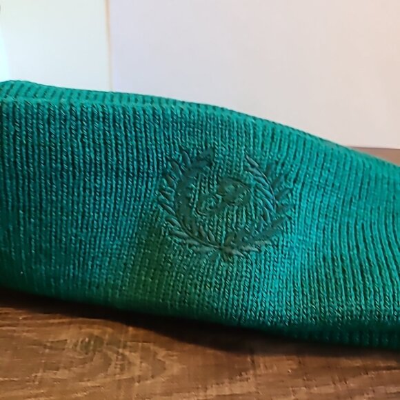 Victoria's Secret Rib Knit Beanie Forest Green Ladies‎ NWOT Fall Winter Gifting - Picture 4 of 5